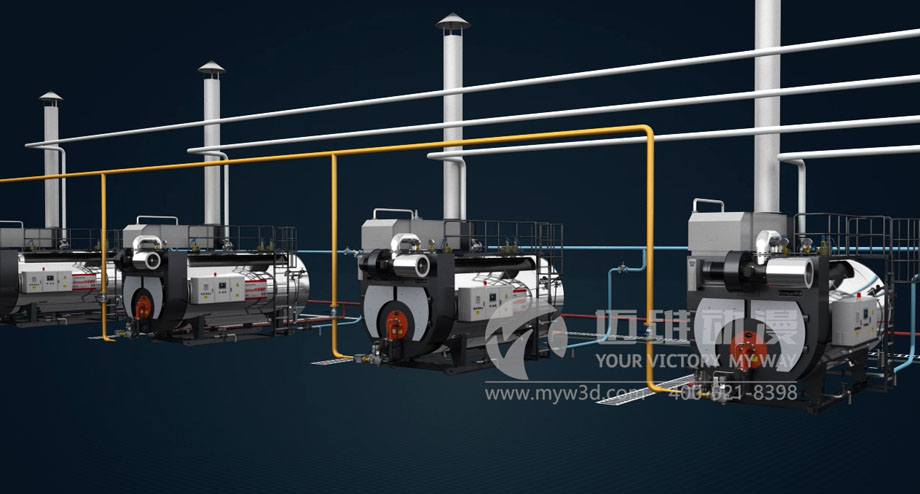 蒸汽鍋爐三維動畫 蒸汽鍋爐三維動畫