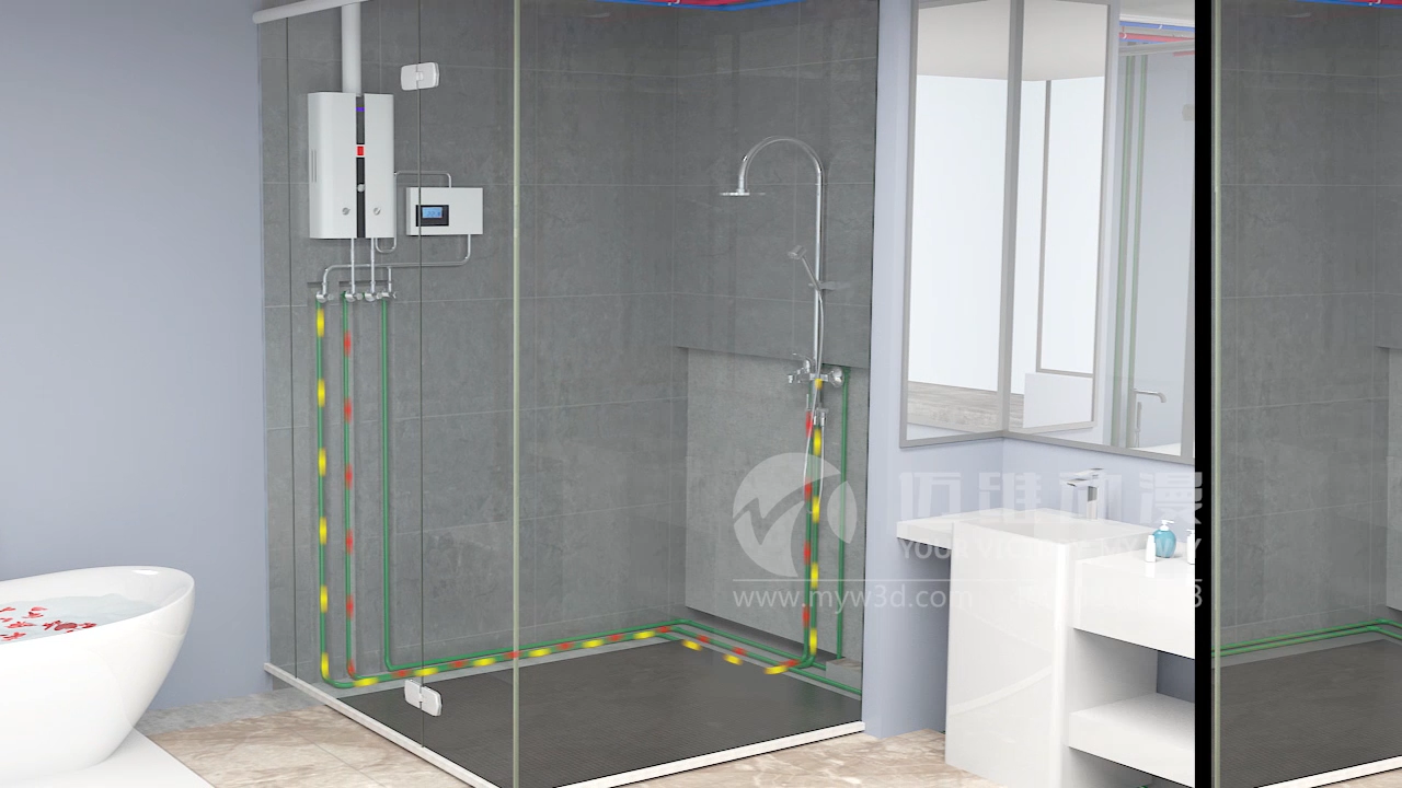 室內(nèi)管道安裝三維動(dòng)畫(huà)展示(圖2) 室內(nèi)管道安裝三維動(dòng)畫(huà)展示(圖2)