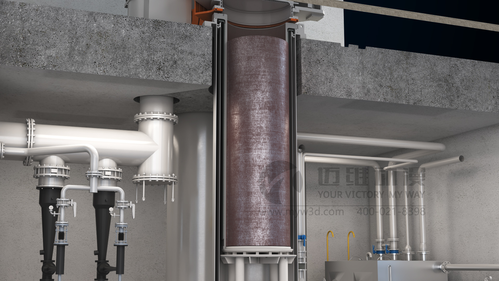 真空自耗-特鋼冶煉工藝三維動(dòng)畫(huà)展示(圖2) 真空自耗-特鋼冶煉工藝三維動(dòng)畫(huà)展示(圖2)