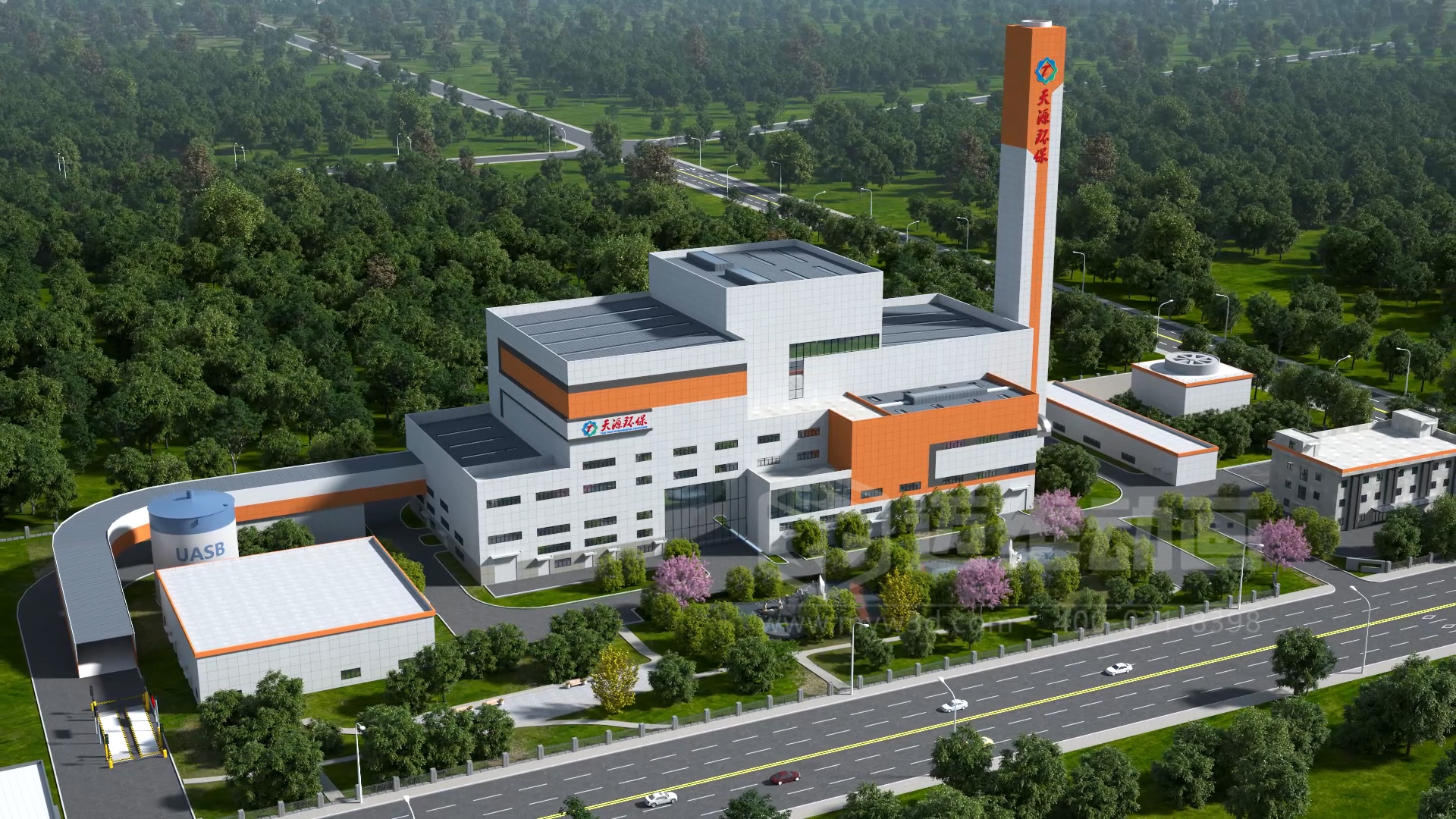 生活垃圾焚燒發(fā)電處理技術三維動畫展示(圖1)