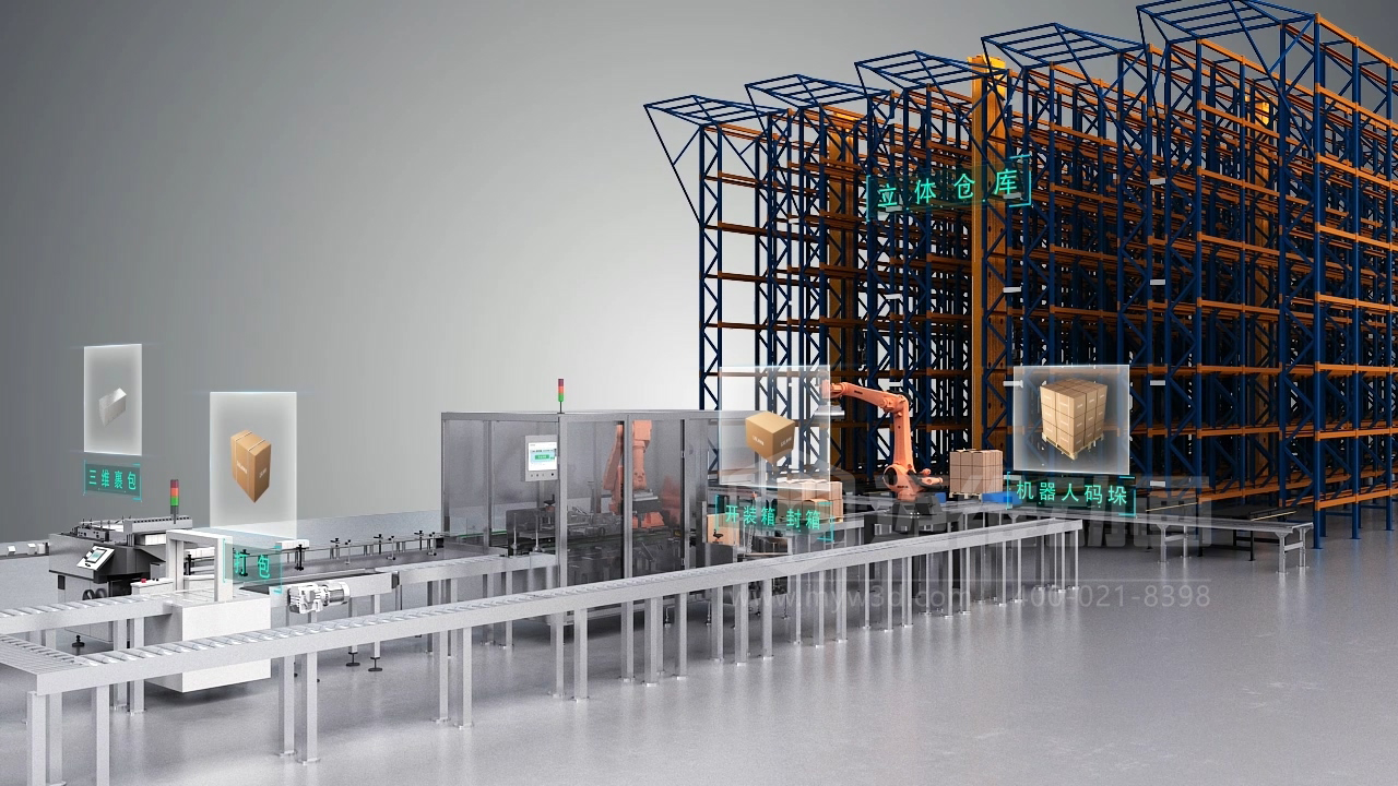 制藥包裝生產(chǎn)線三維動(dòng)畫展示(圖5) 制藥包裝生產(chǎn)線三維動(dòng)畫展示(圖5)