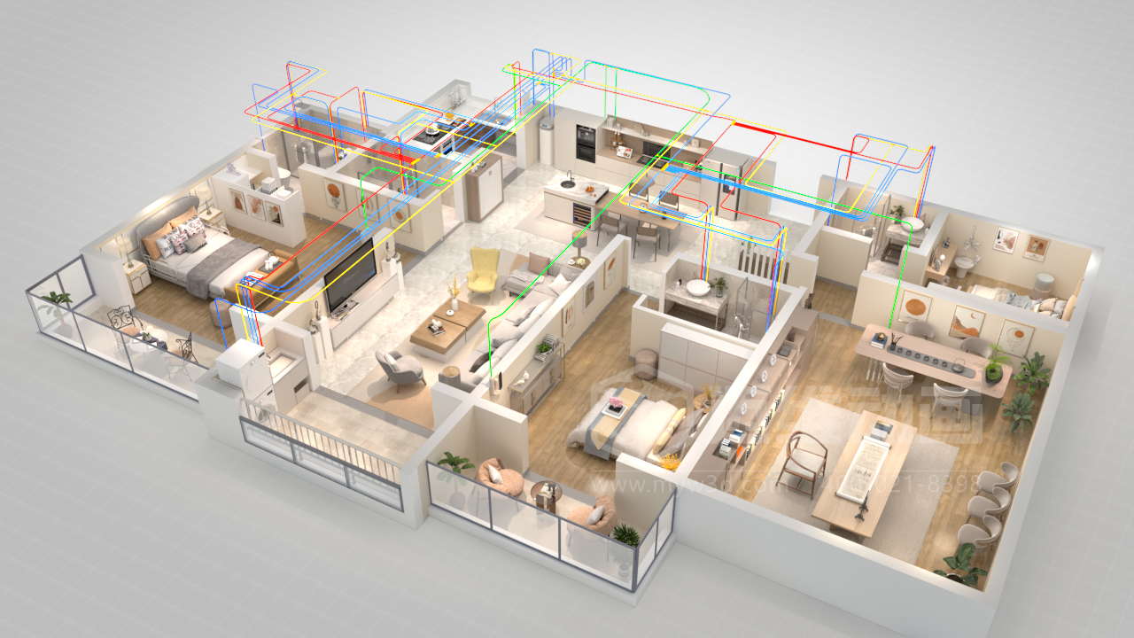 室內(nèi)管道施工工藝三維動畫展示(圖1) 室內(nèi)管道施工工藝三維動畫展示(圖1)