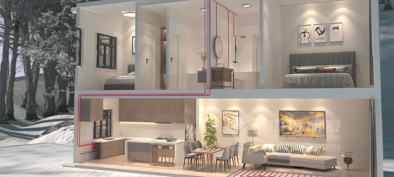 建材管道三維動畫展示(圖5) 建材管道三維動畫展示(圖5)