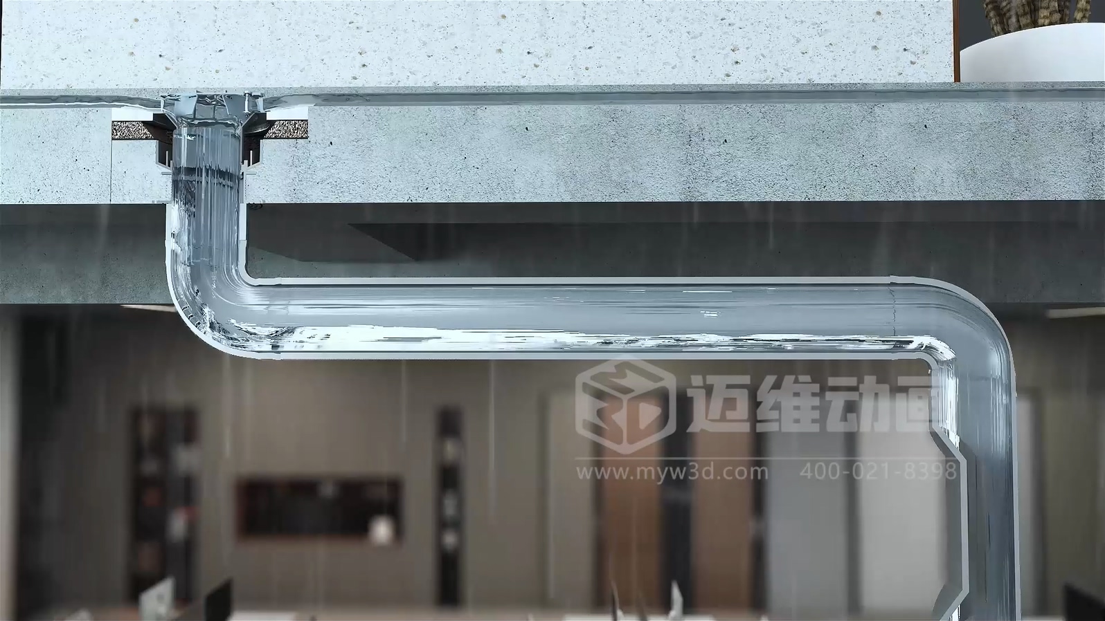 傳統(tǒng)營銷已 Out！三維動畫助力虹吸雨水管道系統(tǒng)強勢出圈，秒變吸睛爆款(圖4)