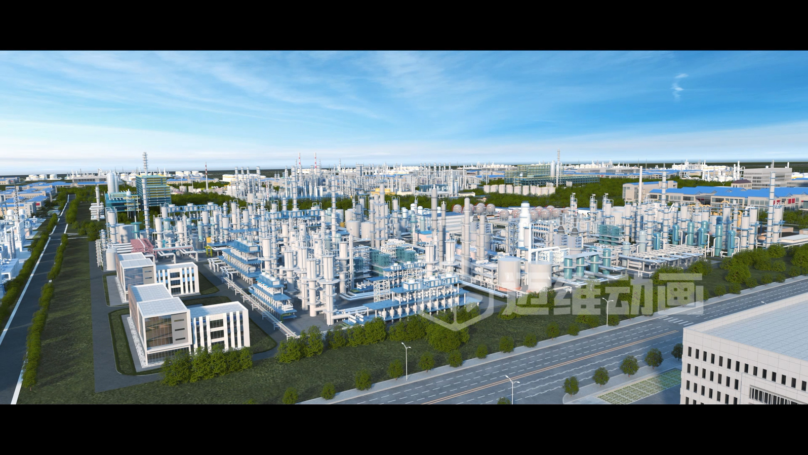 化工行業(yè)全流程自動(dòng)化三維動(dòng)畫宣傳片展示(圖3) 化工行業(yè)全流程自動(dòng)化三維動(dòng)畫宣傳片展示(圖3)