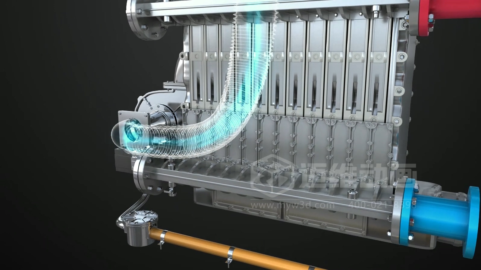 打破傳統(tǒng)展示壁壘！三維動(dòng)畫「拆解」鍋爐，低成本實(shí)現(xiàn)高成果演示(圖4)