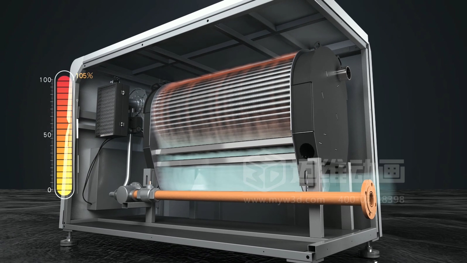 打破傳統(tǒng)展示壁壘！三維動(dòng)畫「拆解」鍋爐，低成本實(shí)現(xiàn)高成果演示(圖7)