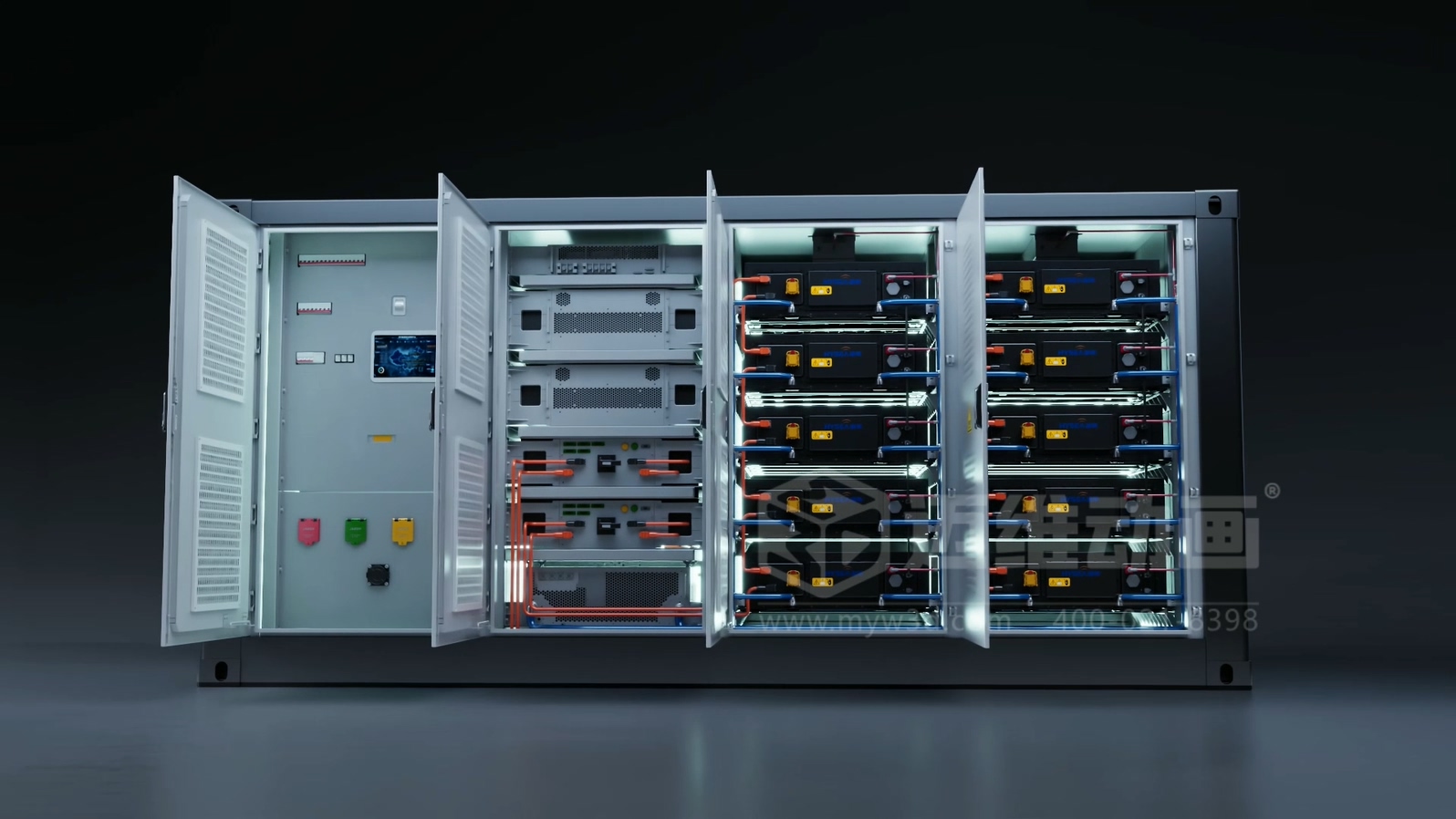 三維動畫與移動式儲充一體柜產(chǎn)品能夠碰撞出怎樣的視覺呈現(xiàn)效果？(圖1)