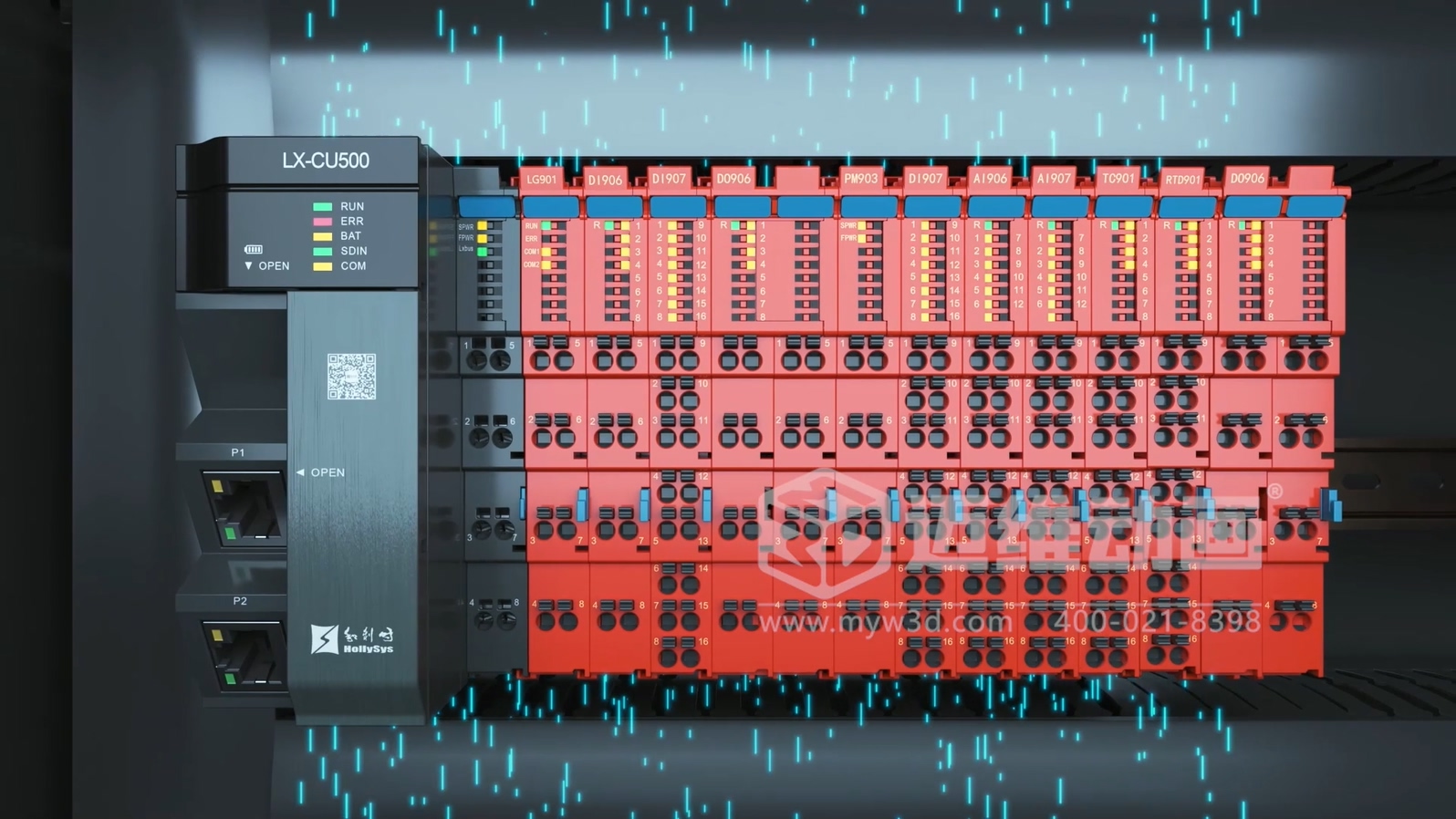 工業(yè)自動化 3D 動畫如何精準(zhǔn)呈現(xiàn)？邁維動畫為可編程邏輯控制器打造爆款產(chǎn)品動畫宣傳片(圖2)