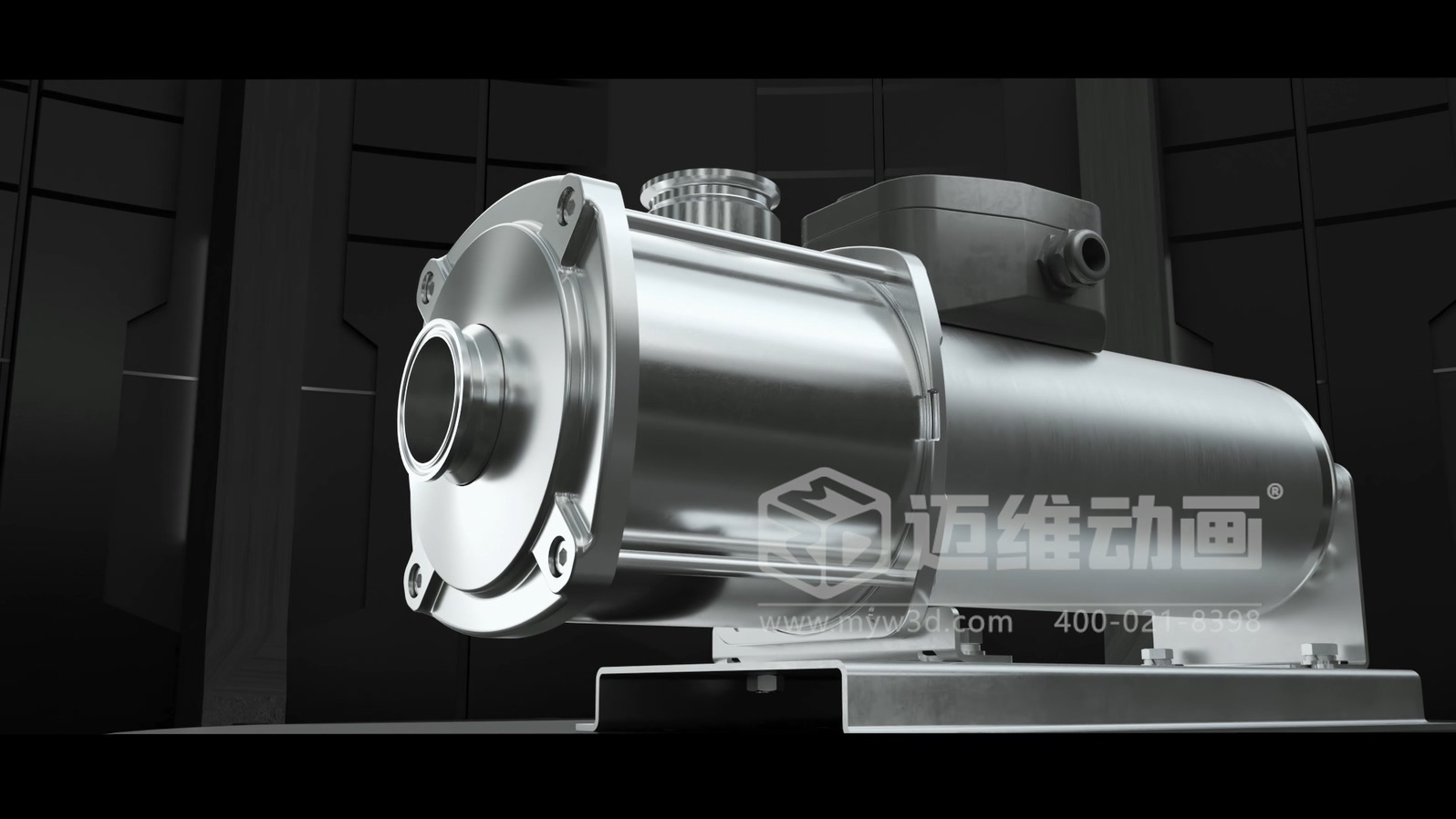 分布式儲能冷卻循環(huán)泵三維動畫(圖1) 分布式儲能冷卻循環(huán)泵三維動畫(圖1)