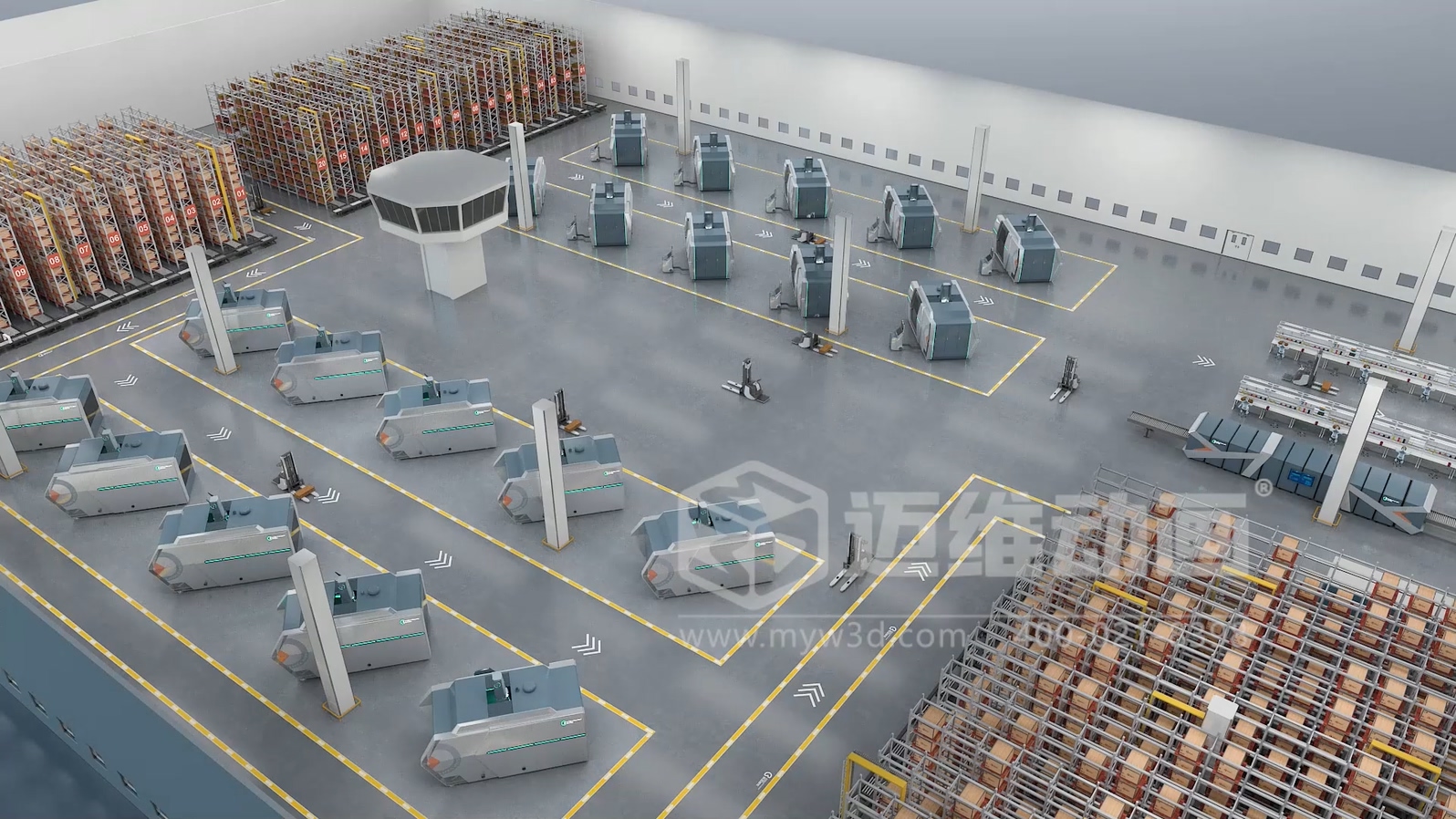 聯(lián)合智控超級工廠生產(chǎn)線三維動畫(圖6) 聯(lián)合智控超級工廠生產(chǎn)線三維動畫(圖6)