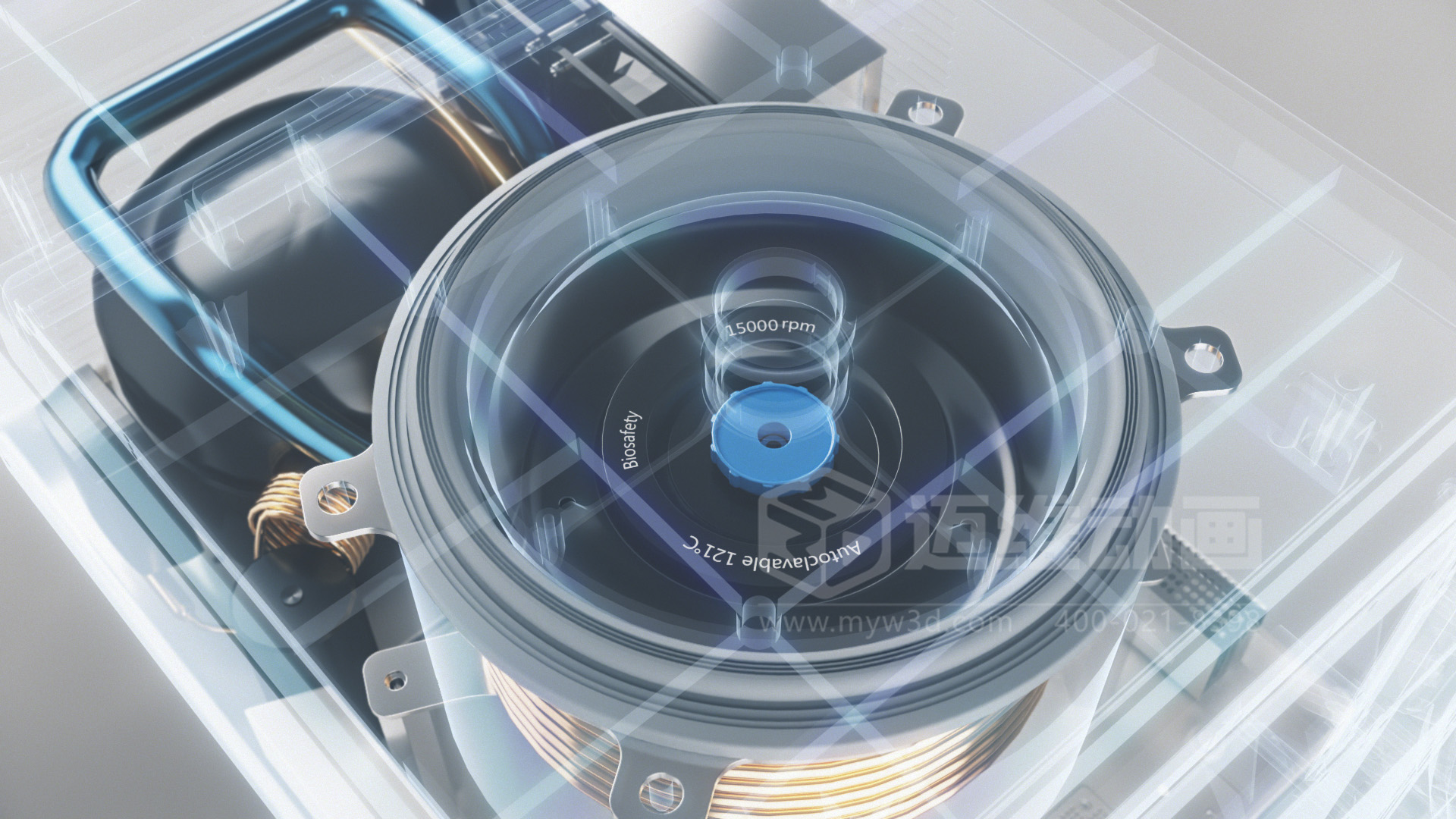 實驗室產(chǎn)品形象片玩出科研級質(zhì)感！三維動畫讓儀器 “開口說話”，每幀都藏著技術(shù)硬實力(圖4)