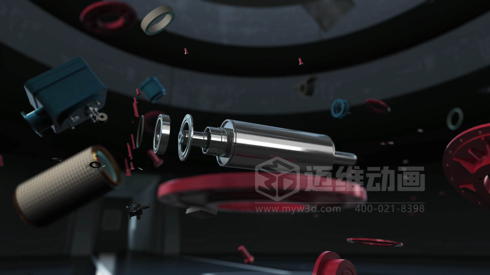 電機企業(yè)選型必看！三維動畫還原永磁直驅電機全場景表現(xiàn)：從結構、效能到場景應用，可視化看懂 “無齒輪驅動” 黑科技(圖1)