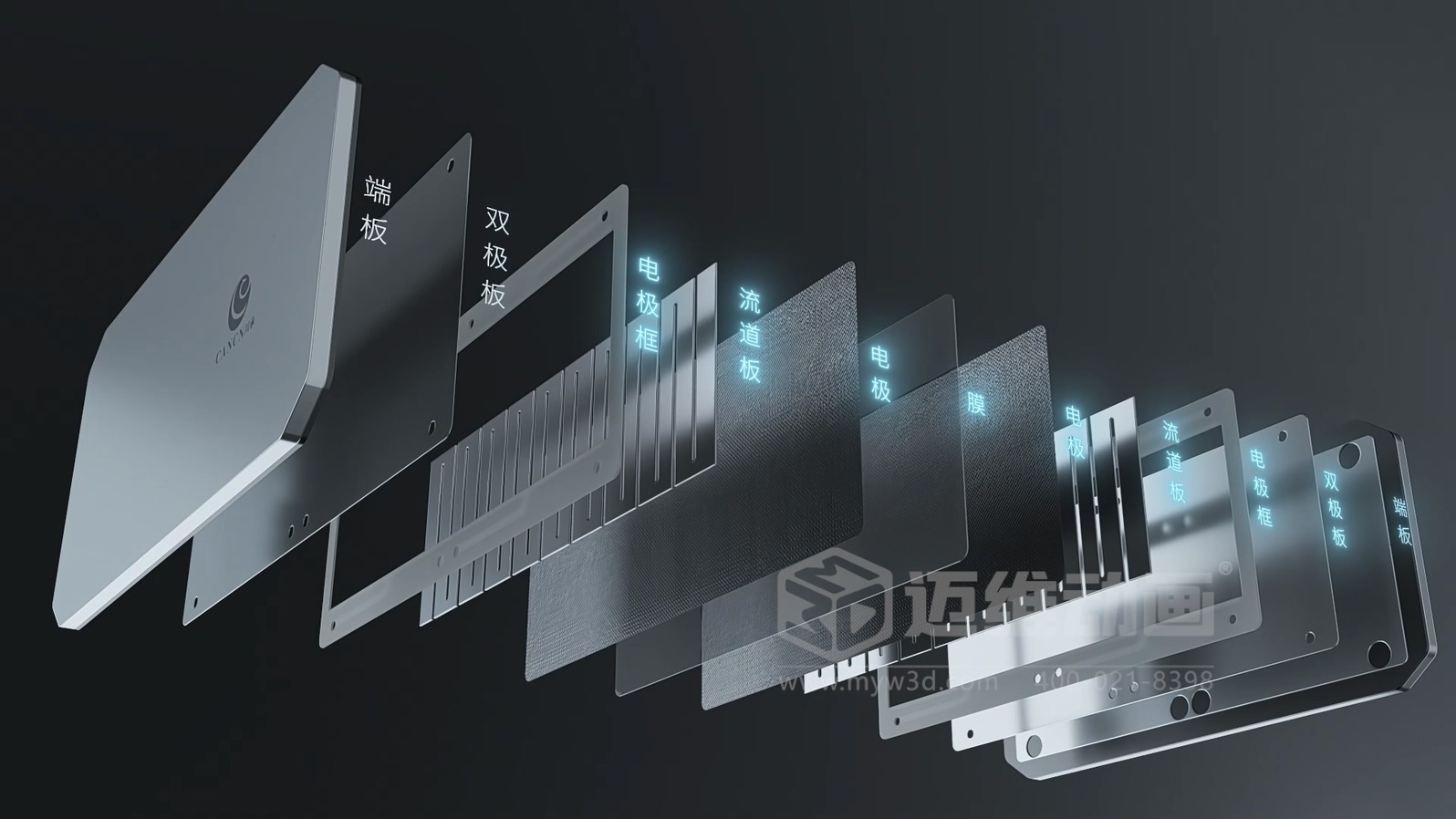 全釩液流儲能系統(tǒng)可視化方案：儲能產(chǎn)品三維動畫助力企業(yè)精準傳遞技術(shù)價值(圖3)