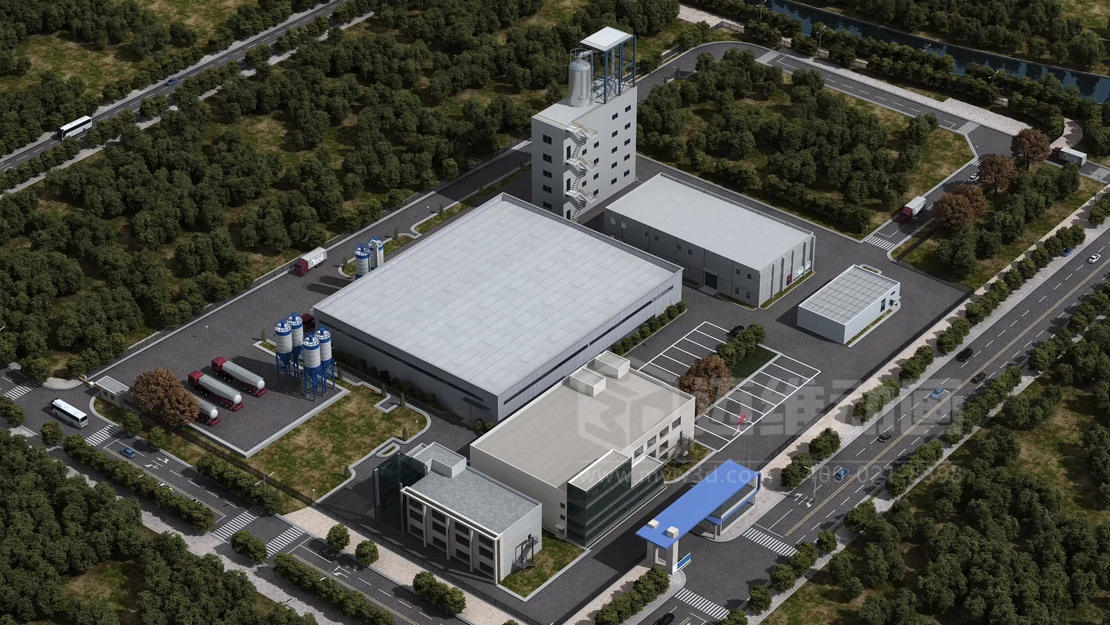 飛灰水洗資源化處理工藝三維動(dòng)畫(圖1) 飛灰水洗資源化處理工藝三維動(dòng)畫(圖1)