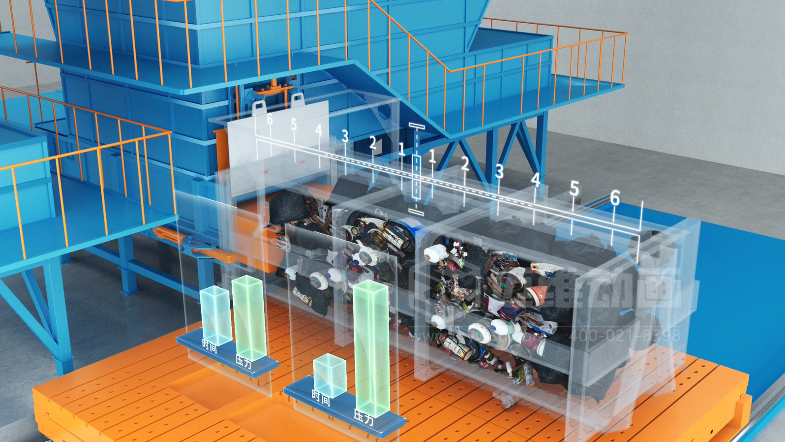 環(huán)衛(wèi)一體化處理工藝三維動(dòng)畫(huà)(圖4)