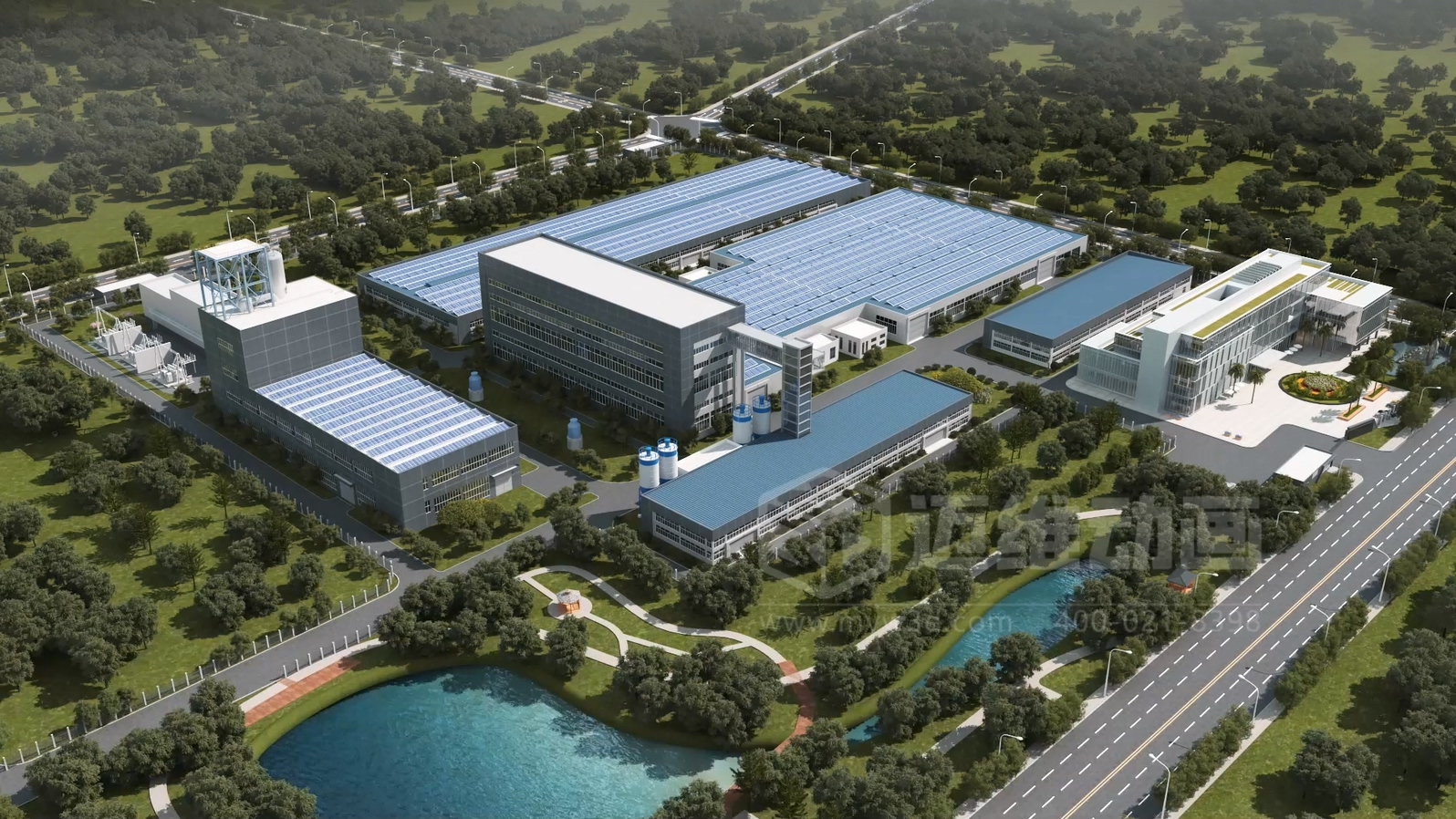 生活垃圾焚燒飛灰熔鹽熔融資源化工藝技術(shù)三維動畫(圖1)